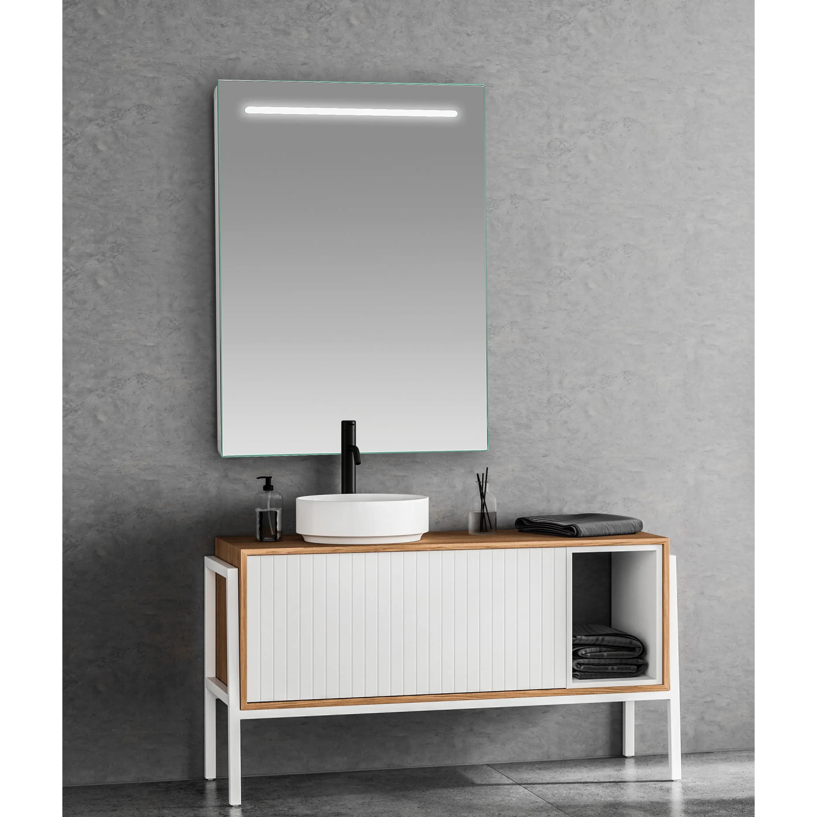Espejo de baño con luz LED rectangular led B-925