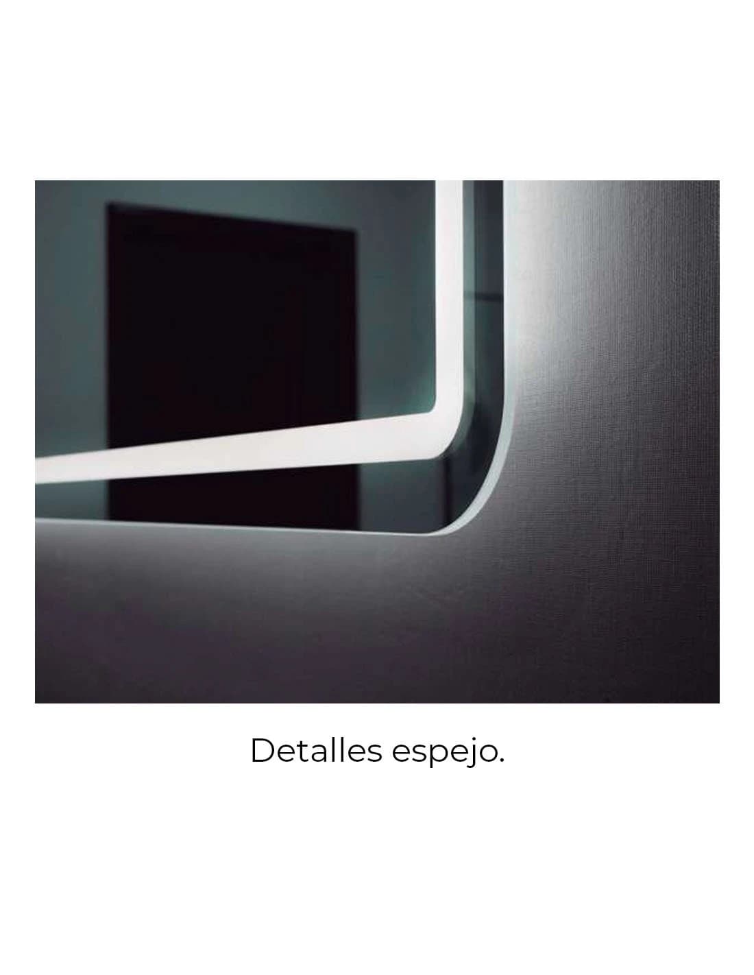 Espejo de baño con luz LED Austria Ledimex