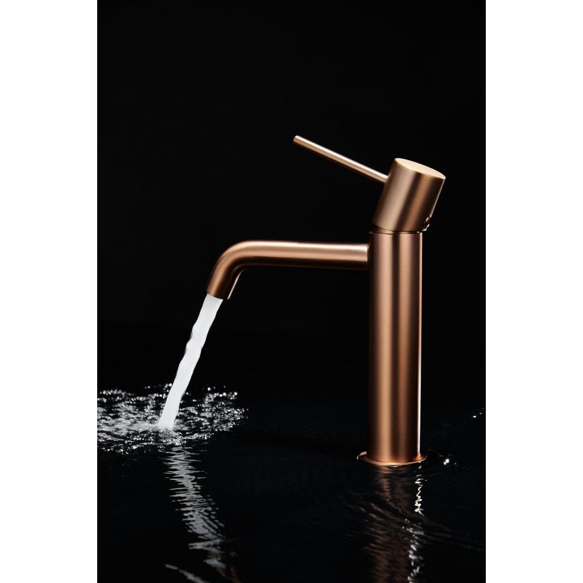 Monomando lavabo Monza oro rosa cepillado / BDM039-1ORC