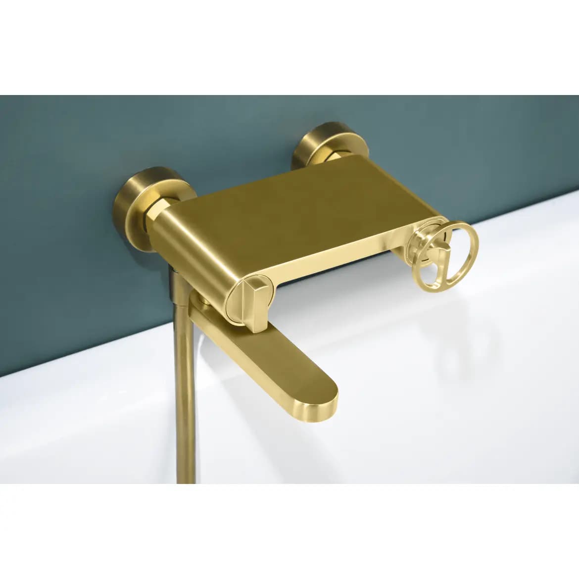 Kit baño/ducha Olimpo oro cepillado / BDC033-4OC