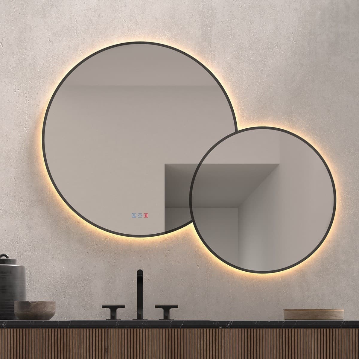 Espejo de baño con luz LED Ovalado Para Baño Pópulo de Dyled