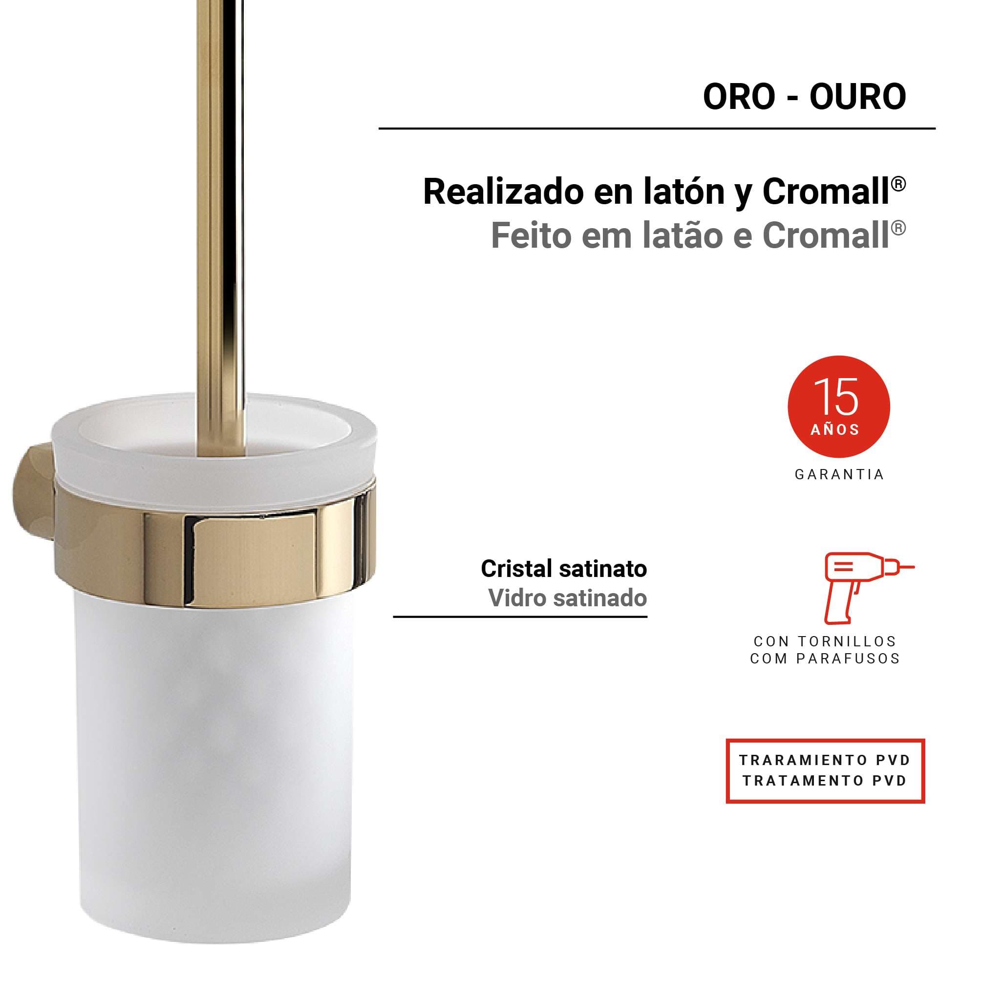 escobillero de pared pirenei oro