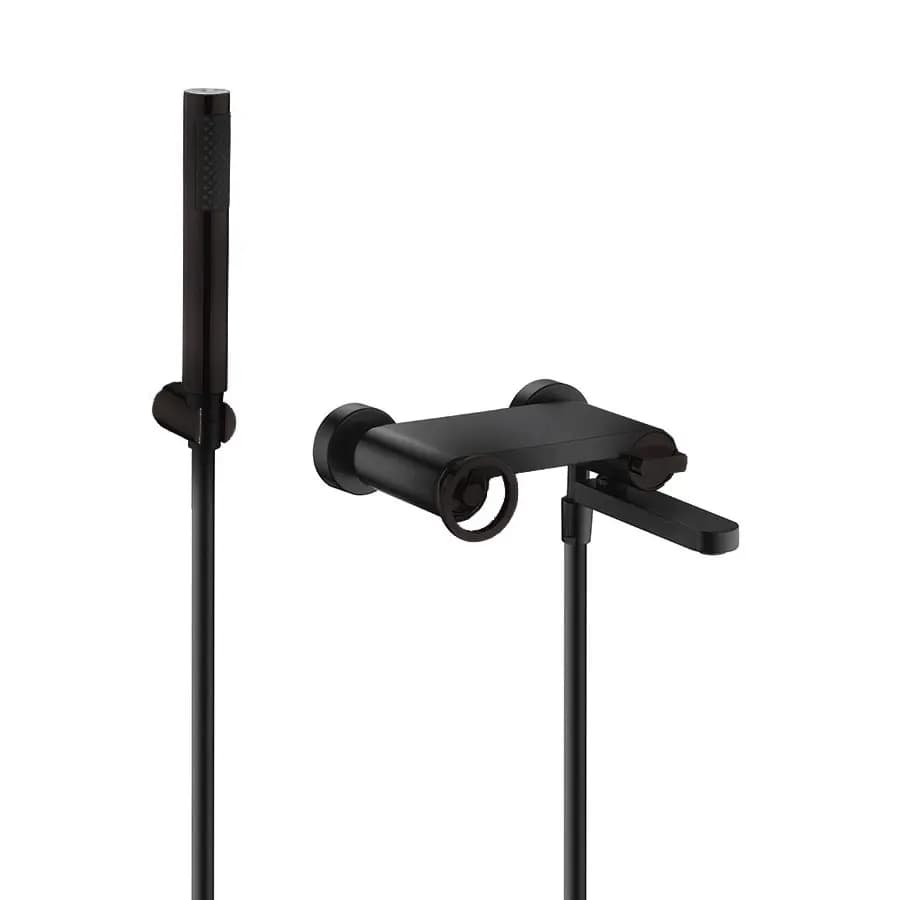 Kit baño/ducha Olimpo negro mate / BDC033-4NG