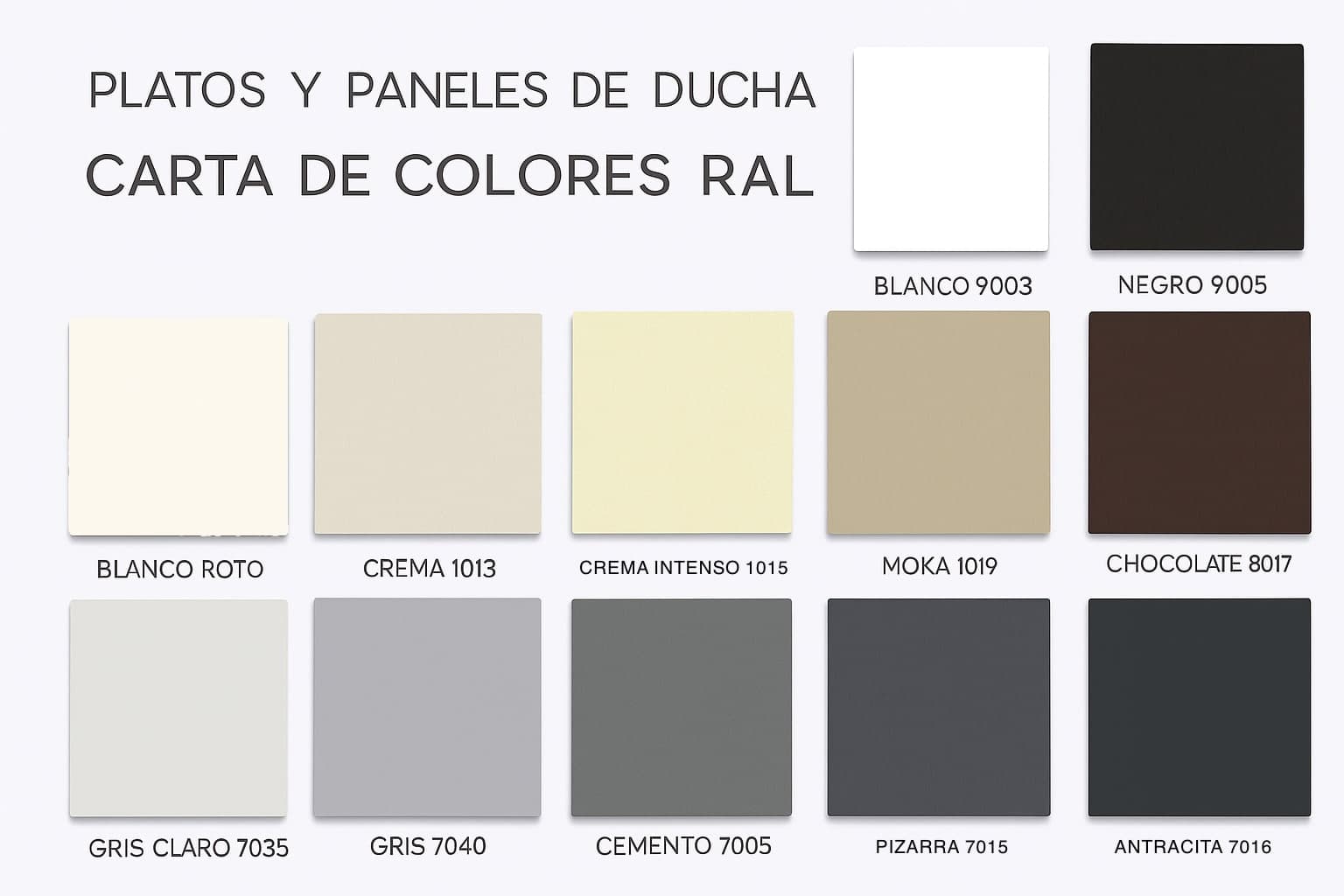 Plato de ducha Basic a medida