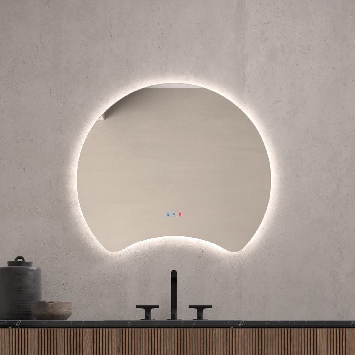 Espejo de baño con luz LED Para Baño Guell de Dyled