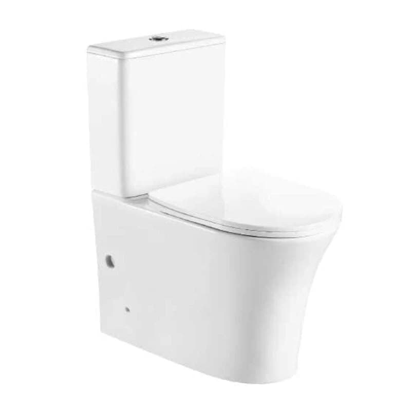 Inodoro cerámica Paris cisterna baja blanco brillo