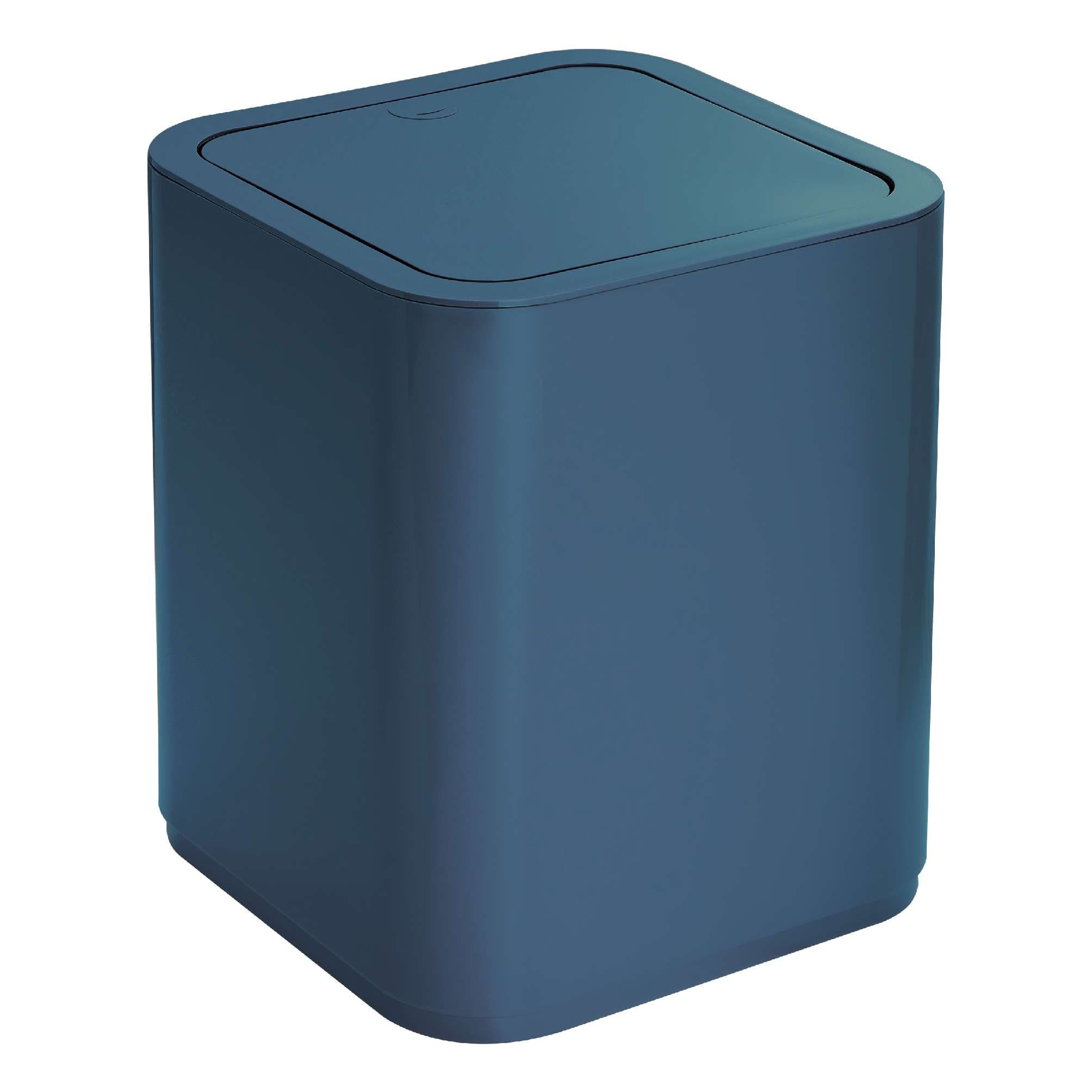 PAPELERA 8 lt SEVENTY AZUL PETROLEO