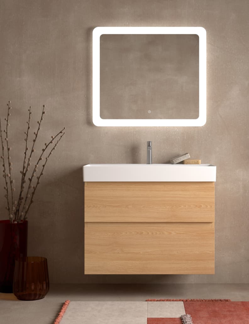 Mueble de Baño suspendido ELENA ONE de Dos Cajones Avila dos 60-85-100 y 120