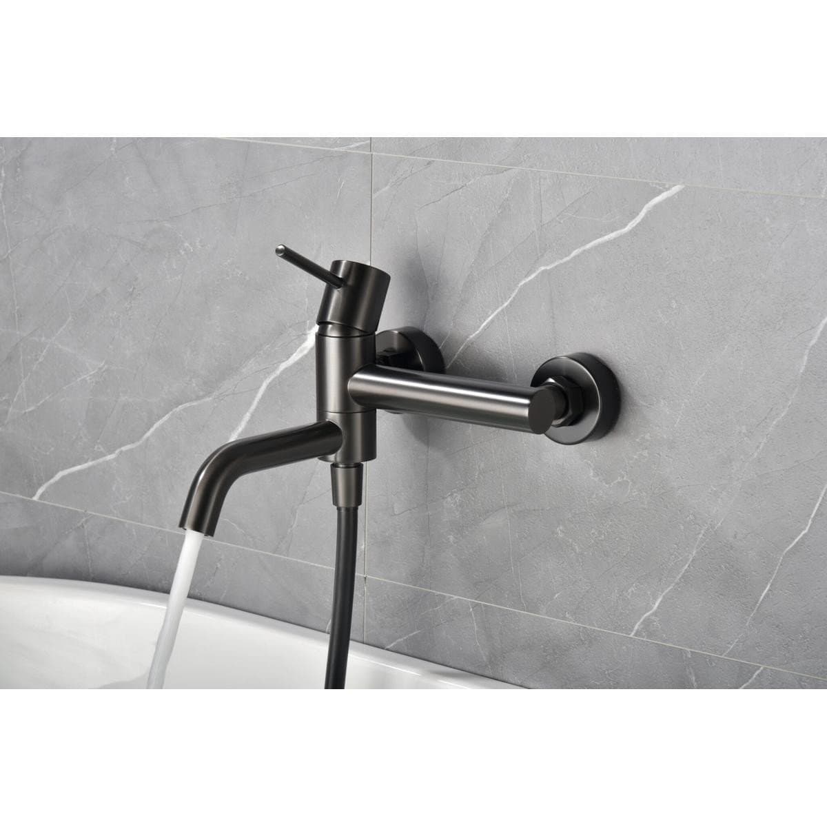 Monomando kit baño/ducha Monza black gun metal / BDM039-4BGM