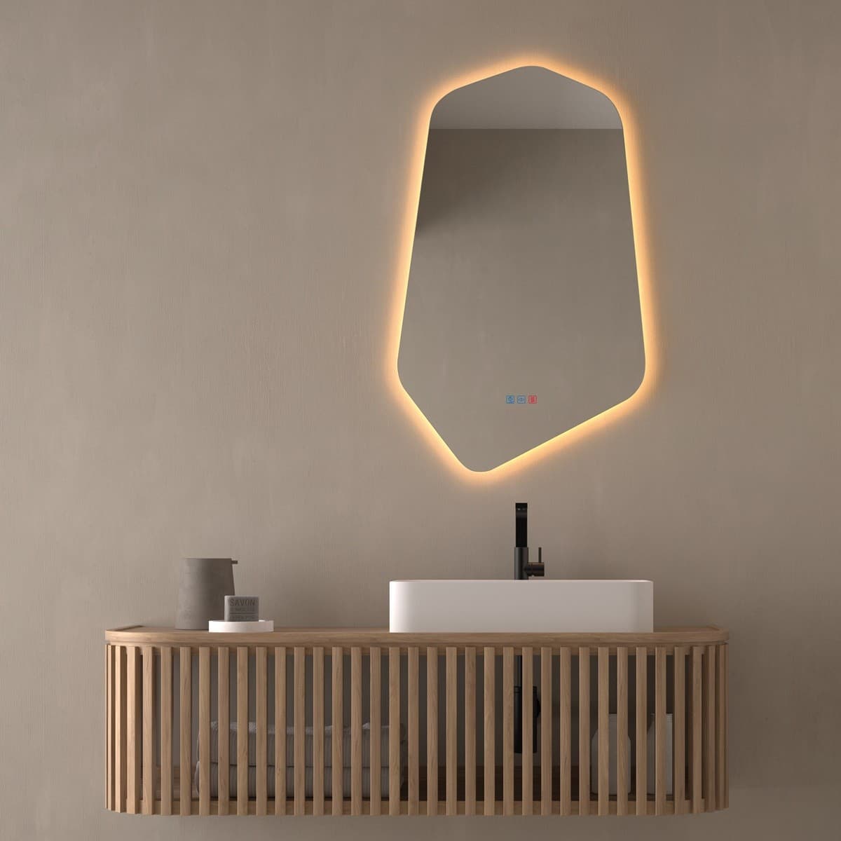 Espejo de baño con luz LED Para Baño Albaicin de Dyled