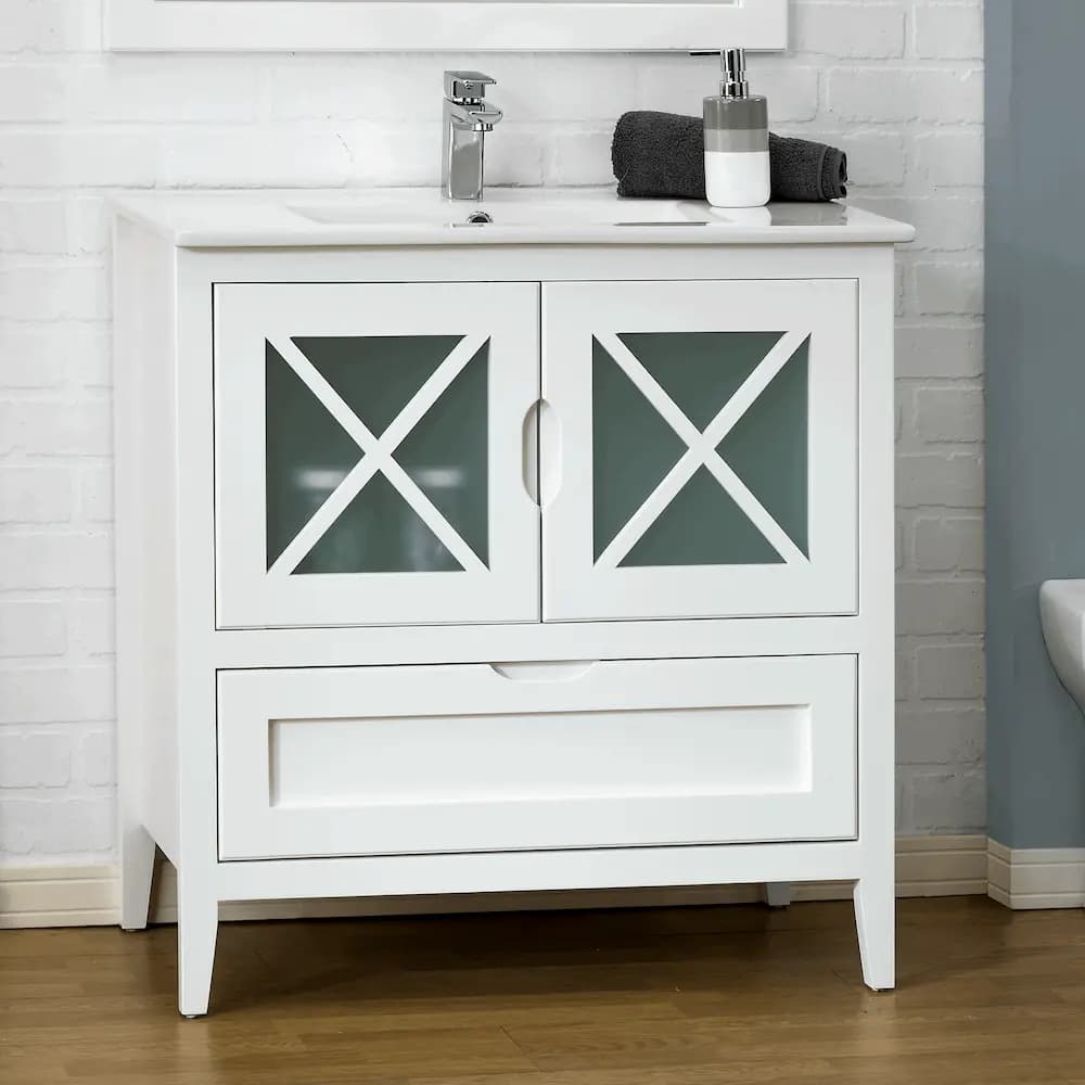Mueble de baño rústico mod. Avila 60-70-80-90