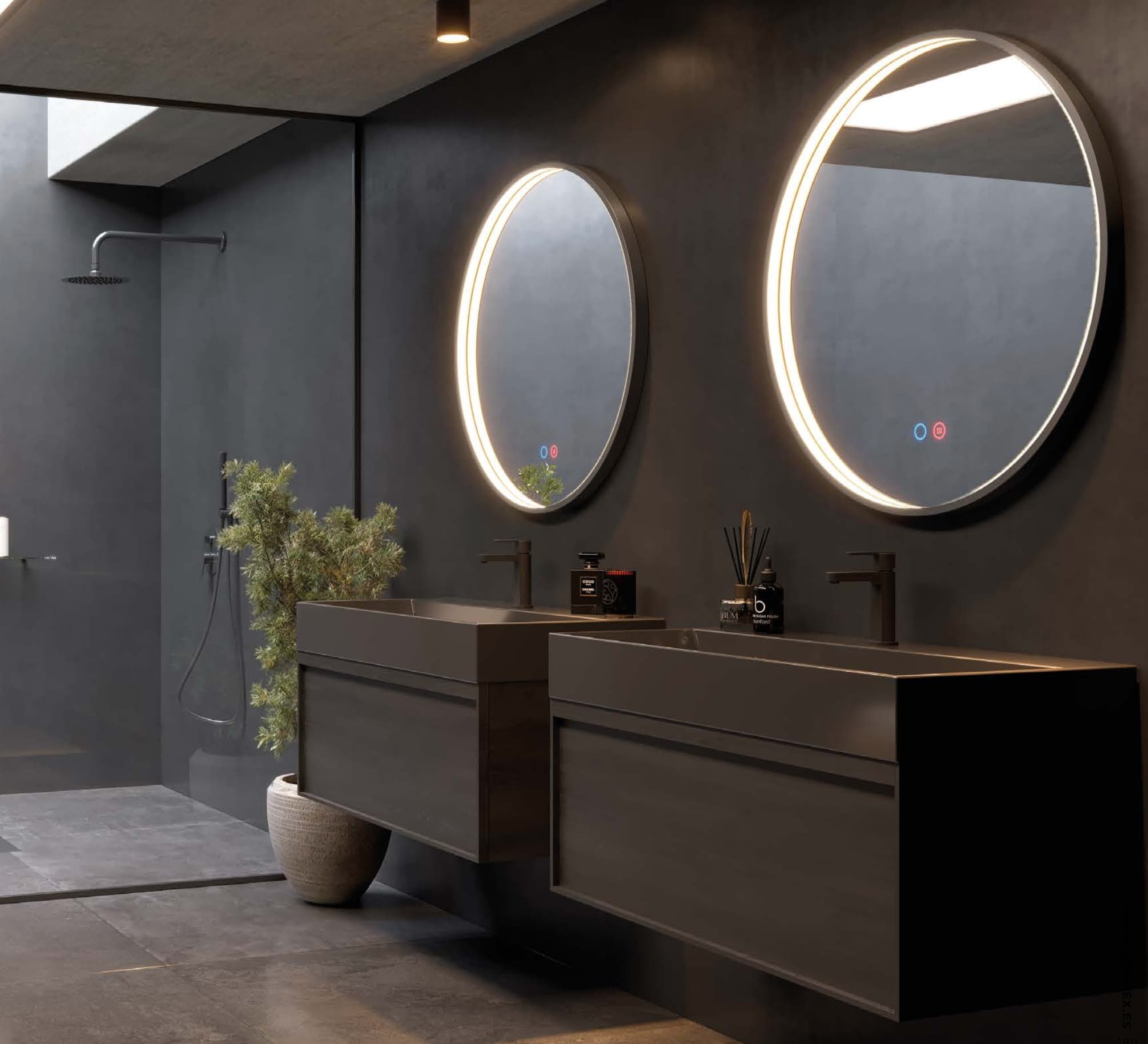Espejo de baño con luz LED Nepal Ledimex