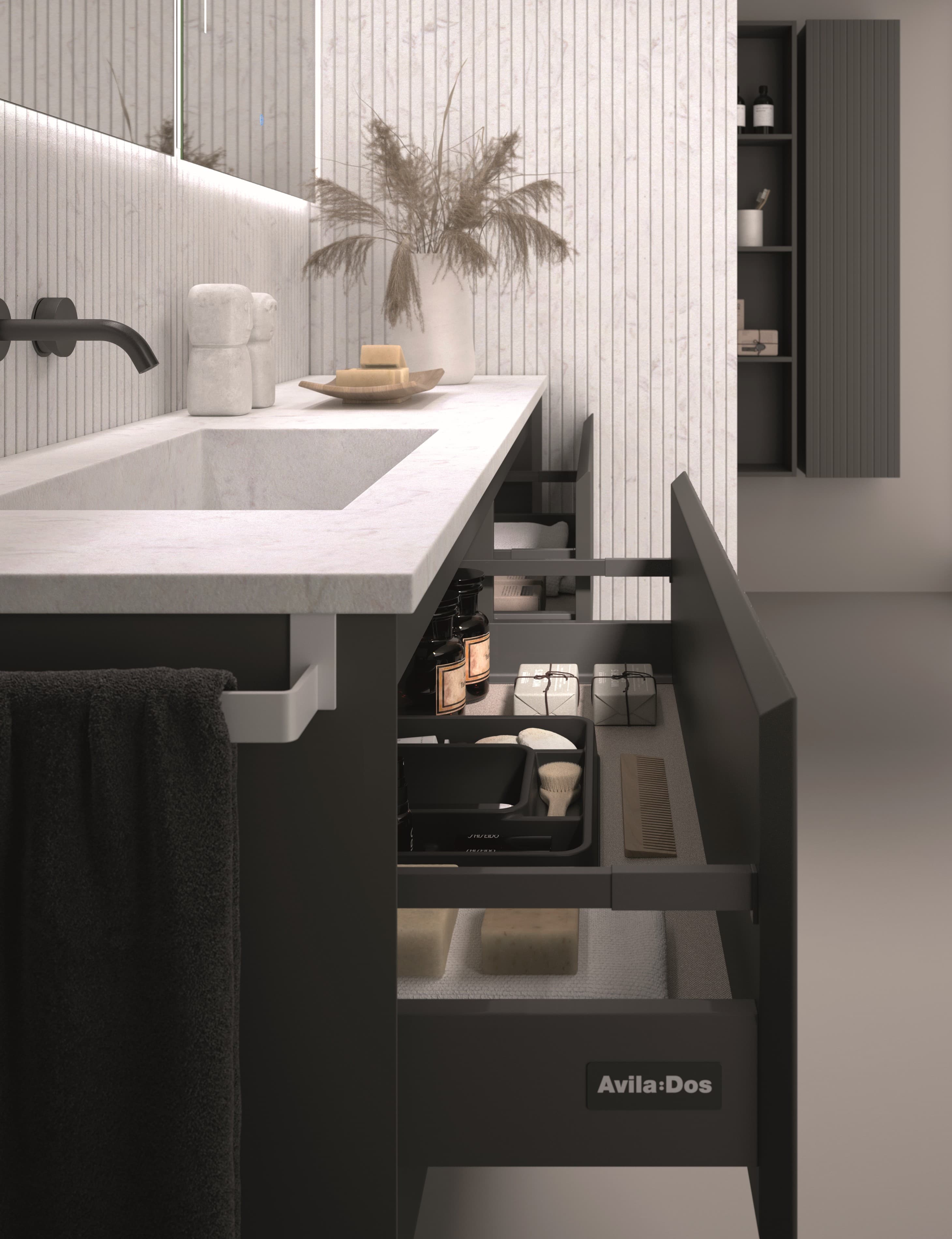 Mueble baño suspendido NOVUS TOP 1 Cajon de Avila dos 60-80-100-120