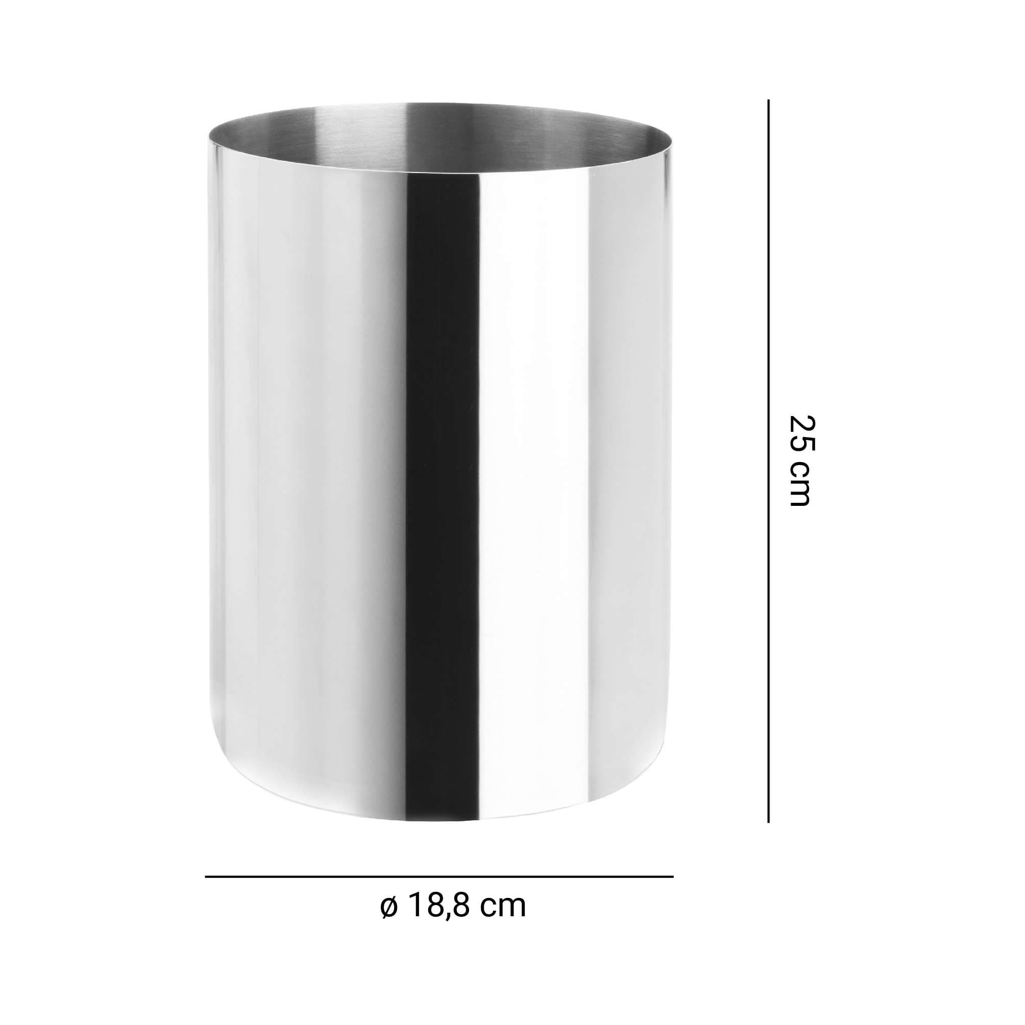 PAPELERA VESTA 6,6 Lt CROMO