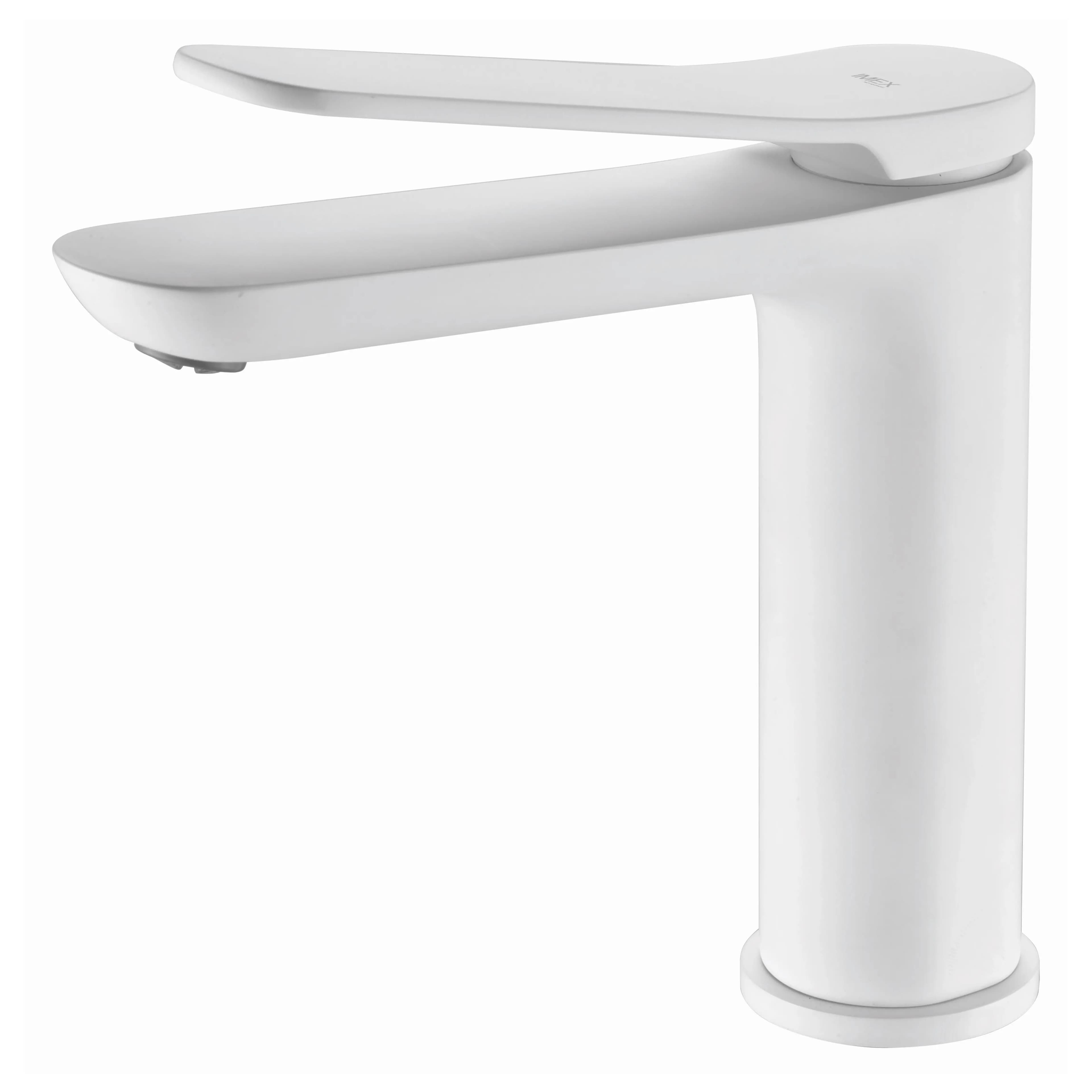 Monomando lavabo DINAMARCA blanco mate / BDR031-1/BL
