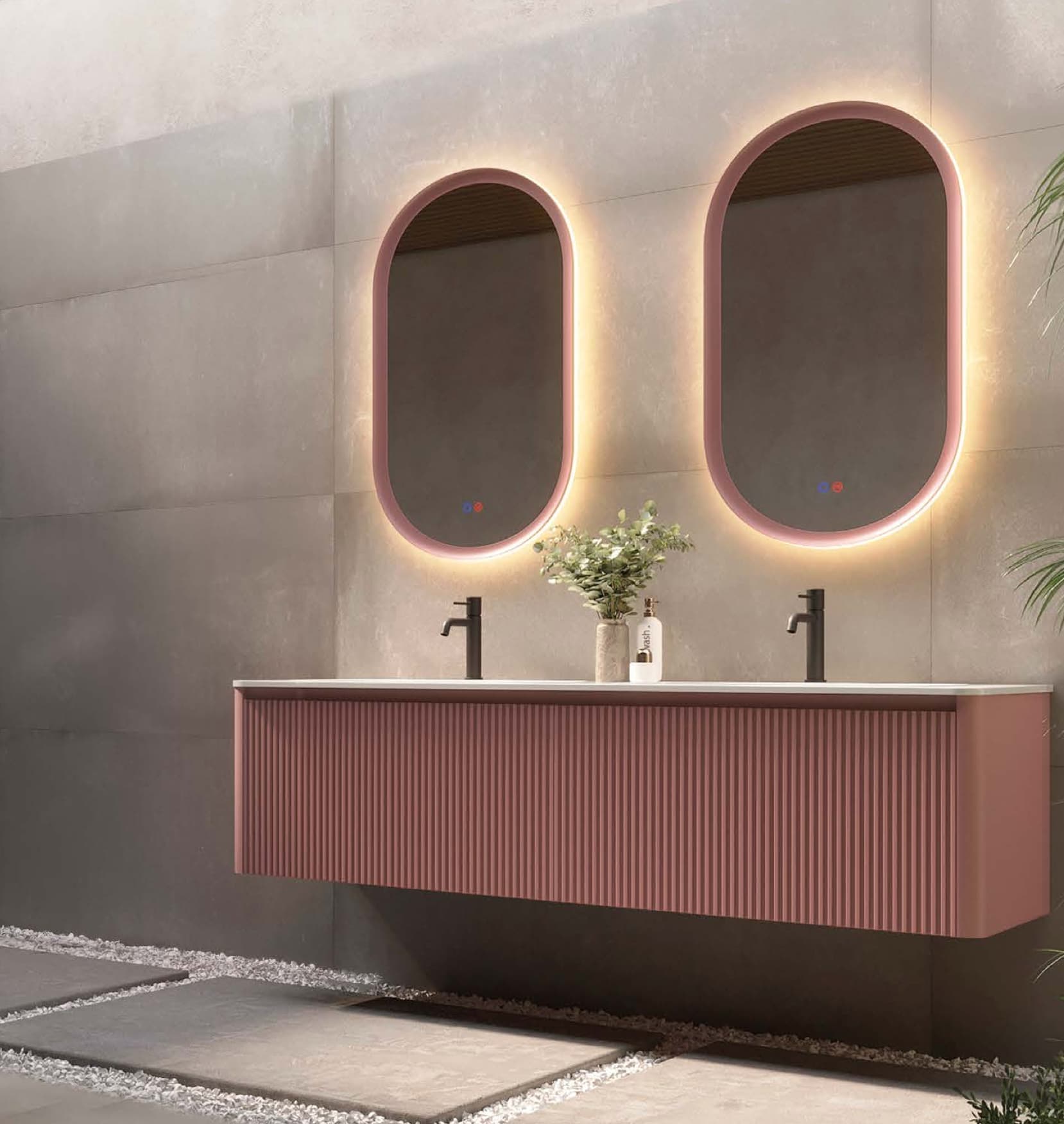 Espejo de baño con luz LED Milano Triled con antivaho de Ledimex