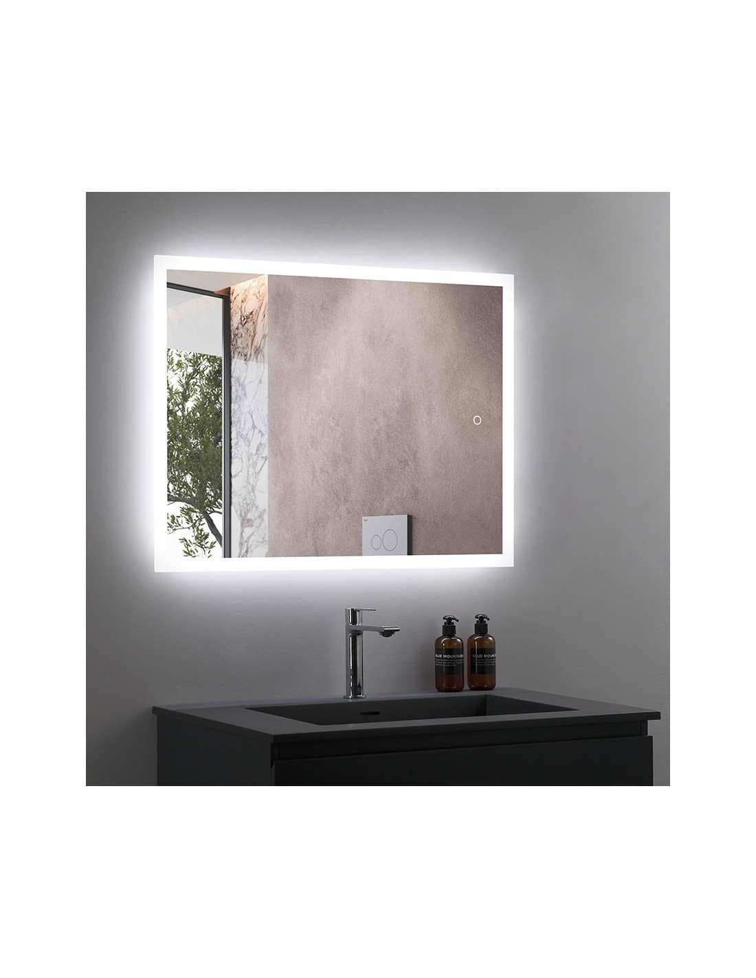Espejo de baño con luz LED rectangular led B-924
