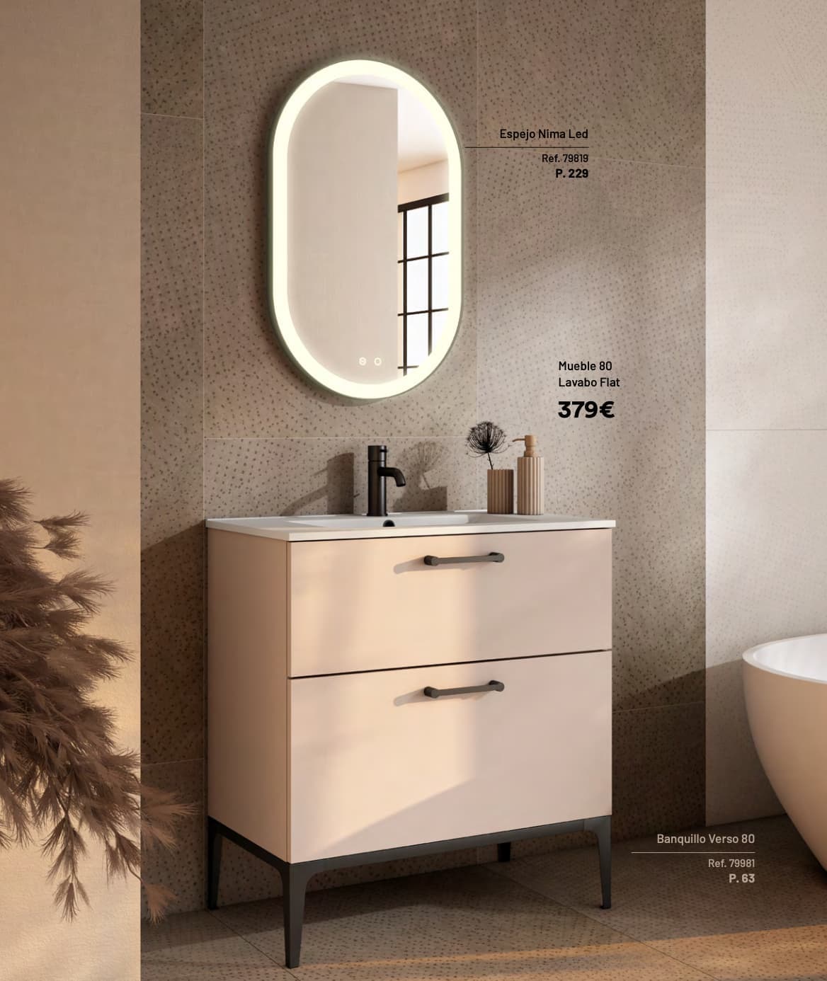 Mueble de baño con patas o suspendido Verso de Visobath