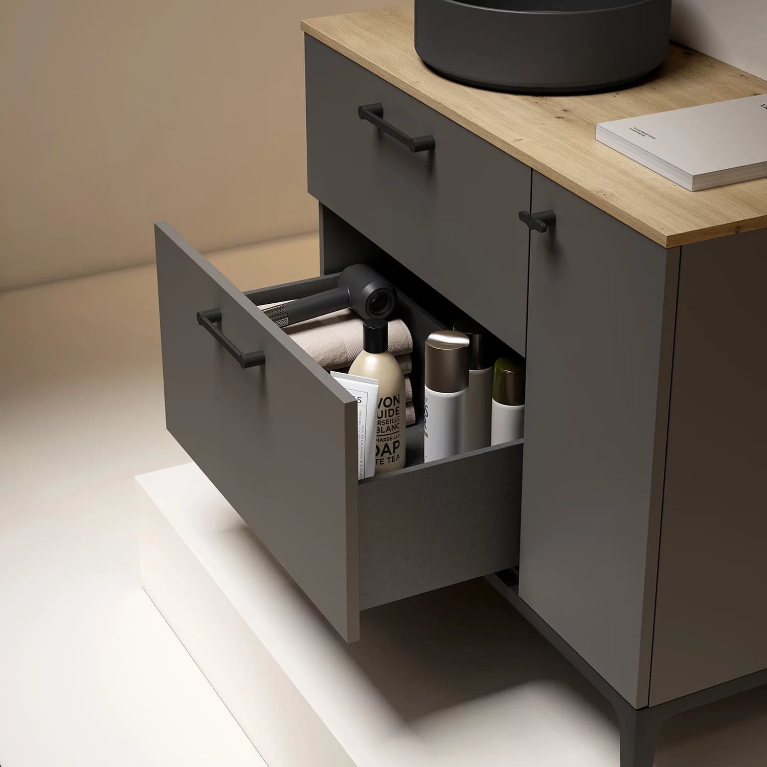 Mueble de baño con patas o suspendido Verso de Visobath